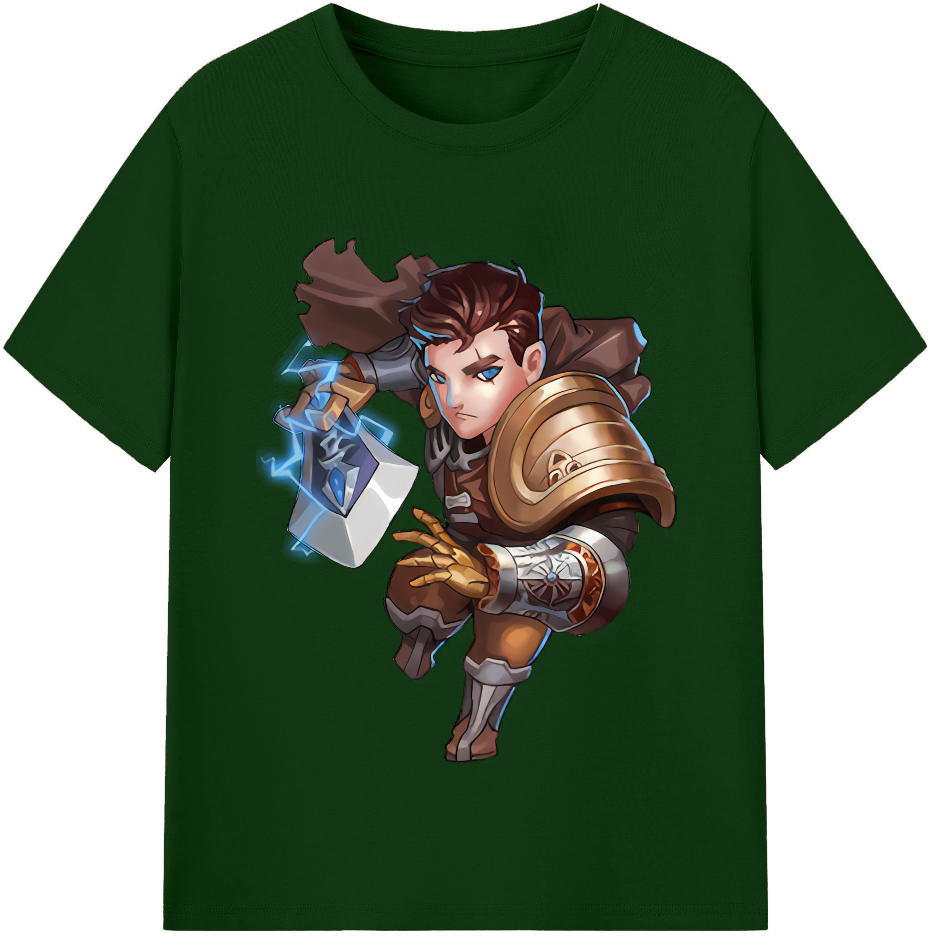 リーグ・オブ・レジェンド League of Legends LOL 綿100％半袖Tシャツ（フロントプリント）
